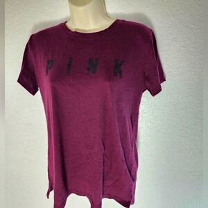 PINK Burgundy T-Shirt